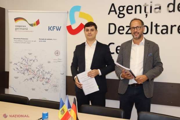 Locuitorii din Strășeni și Călărași vor avea apă din râul Nistru. A fost semnat contractul pentru construcția unui apeduct magistral de 50 de km