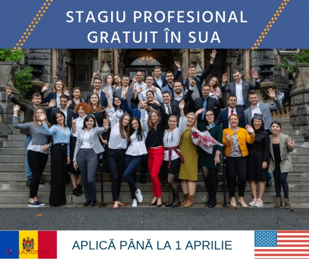 Stagiu GRATUIT în SUA pentru juriștii și funcționarii din R. Moldova: Va dura o lună și jumătate 