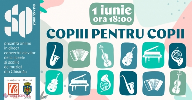 Activități cultural-artistice ONLINE, de Ziua Internațională a Copiilor