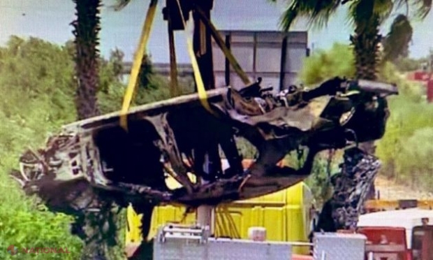 FOTO şi VIDEO de la locul accidentului lui Reyes. Cum arată maşina: 
