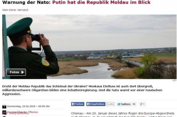Der Spiegel AVERTIZEAZĂ că Republica Moldova s-ar putea DEZMEMBRA