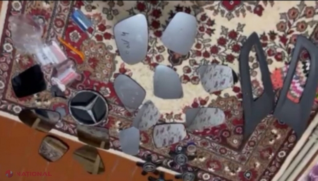 VIDEO // Fura accesorii de la AUTOMOBILE parcate prin curțile din Chișinău, după care le cerea proprietarilor să-și răscumpere bunurile. Cine este insul care acționa pe timp de noapte