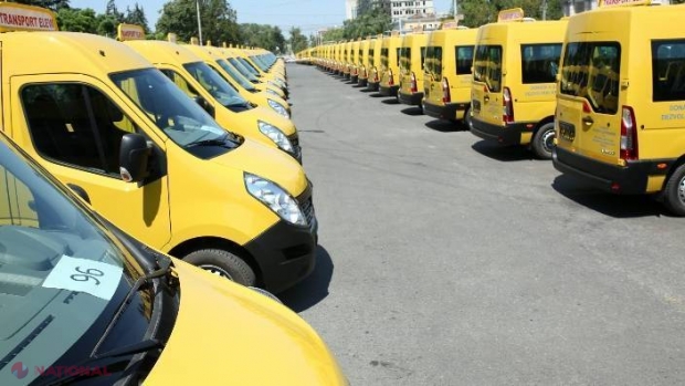 În ce raioane au ajuns cele 96 de microbuzele școlare donate de Guvernul României: În UTA Găgăuzia au fost trimise patru 