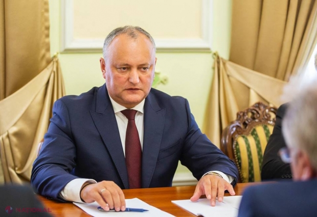 Dodon critică aspru opoziția proeuropeană în preajma PROTESTULUI din 26 august: „Protestul nu are nimic comun cu anularea alegerilor din Chişinău. Ei sunt CAMELEONI”